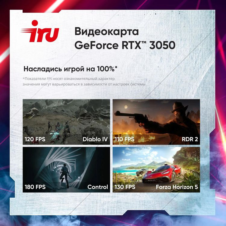 Игровой системный блок IRU Tactio 310H6GE MT (2130124) — фото 6