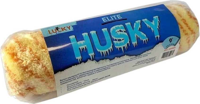 Валик малярный Lucky Tape Husky Elite 230х38мм 9" / 389909