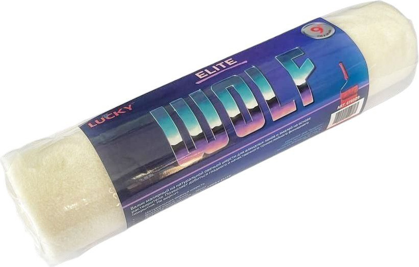 Валик малярный Lucky Tape Wolf Elite 230х38мм 9" / 619909