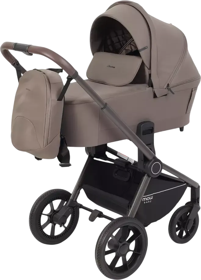 Детская универсальная коляска MOWbaby Zoom PU 2в1 / RA086 (Mocca)
