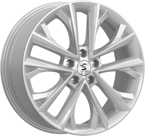 Литой диск SKAD Premium КР012 Jolion 18x7" 5x114.3мм DIA 66.6мм ET 37мм (Elite Silver)