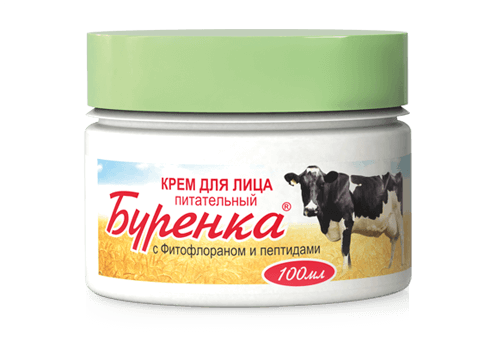 Крем для лица Лошадиная сила Буренка Зимний с фитофлораном (100мл)