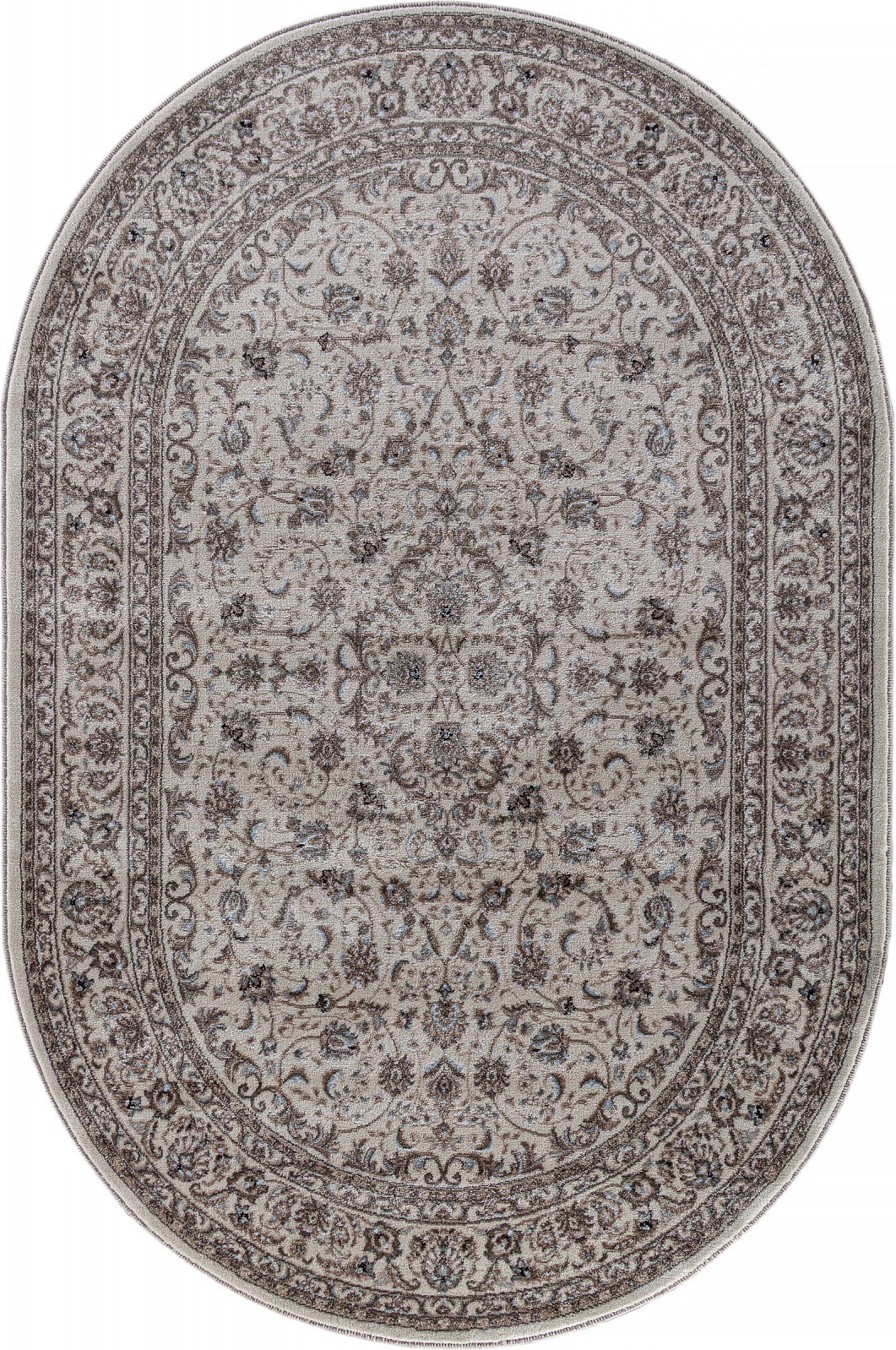 Ковер Merinos Valencia Deluxe F014-OVAL-CREAM (1.5х2.3)