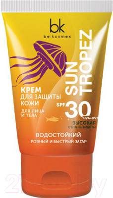 Крем солнцезащитный BelKosmex Sun Tropez SPF30 (120мл)