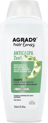 Шампунь для волос Agrado 2 In 1 Anti-Dandruff Shampoo (750мл)