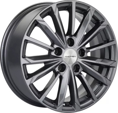 Литой диск Khomen KHW1611 Ceed/Cerato/i30 16x6.5" 5x114.3мм DIA 67.1мм ET 50мм (Gray)