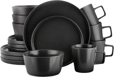 Набор столовой посуды Classmark Montserrat / ZQW01292 (16пр, черный)