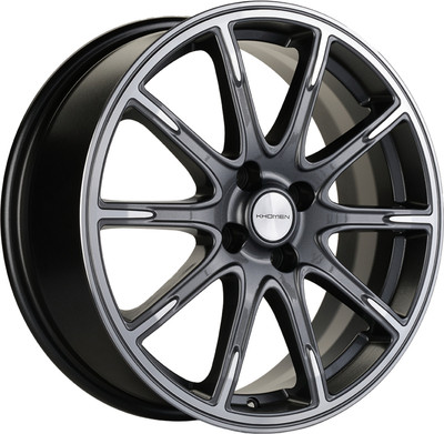 Литой диск Khomen KHW1707 Lada Vesta Cross 17x6.5" 4x100мм DIA 60.1мм ET 43мм (Gray)
