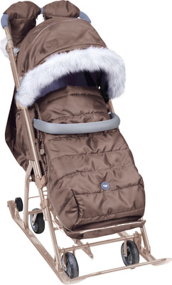 Санки-коляска Ника Ника Детям 7-5SК / НД7-5SК/БЖ (бежевый)