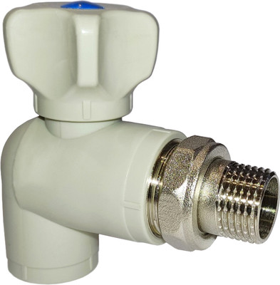 Шаровой кран Aquapipe Для радиатора угловой 20х1/2 (с наружной резьбой)