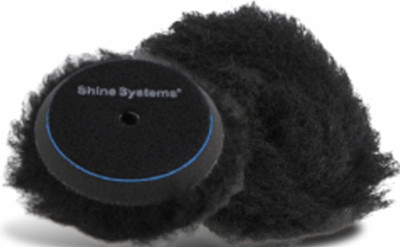 Полировальный круг Shine Systems Black Wool Pad / SS540 (75мм)