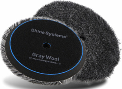Полировальный круг Shine Systems Gray Wool Pad / SS531 (130мм)