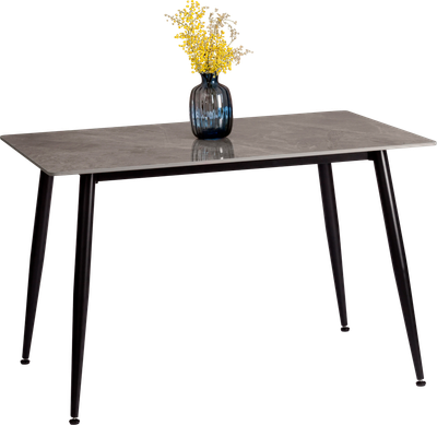 Обеденный стол Tetchair Остин 120x80x75 (серый/черный)