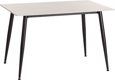 Обеденный стол Tetchair Остин 120x80x75 (белый/черный)