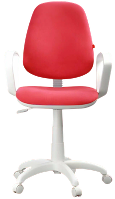 Кресло офисное Фабрикант Комфорт (пластик WH/Candy malina/PL 600)