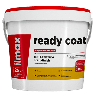Шпатлевка ilmax Ready Coat выравнивающая (25кг)