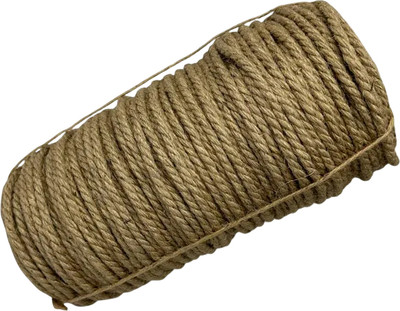 Веревка хозяйственная Мегакорд Джутовая 6мм 100м / 011260