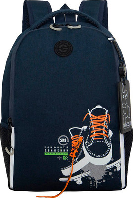 Школьный рюкзак Grizzly RB-651-5 (синий/оранжевый)