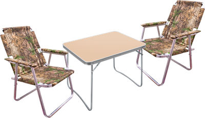 Комплект складной мебели Медведь Екатеринбург №2 / Ника ССТ-5 (кофе с молоком)