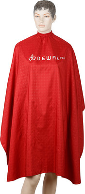 Накидка парикмахерская Dewal Логотип AA01 (красный)
