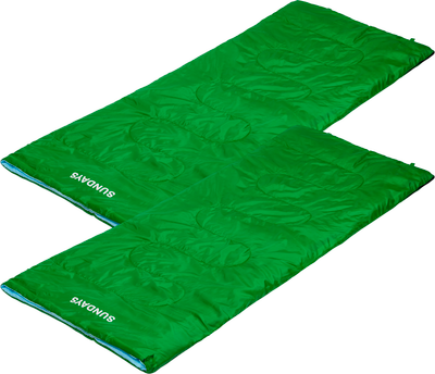 Спальный мешок Sundays ZC-SB001 (2шт, зеленый)