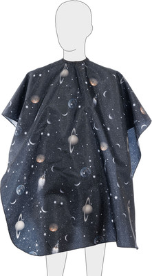 Накидка парикмахерская Dewal Космос AA38B (черный)