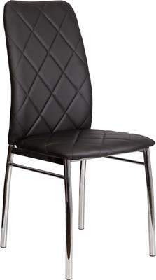 Стул AksHome Adele (черный APU-004/хром)