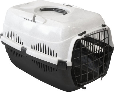 Переноска для животных ZOONIK 22601-2 (белый/черный)