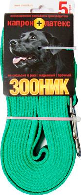 Поводок ZOONIK Капроновый / 11421-1 (зеленый)
