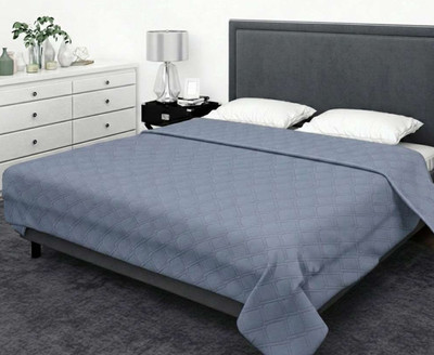 Покрывало Бояртекс Ультрастеп гл/кр №16-4019 Голубой 200x210 (верх/низ голубой)