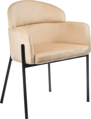 Стул Arvento Фабриано DC-485 (бежевый/черный)