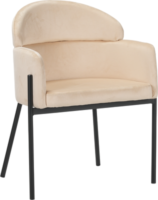 Стул Arvento Фабриано DC-485 (бежевый/черный)