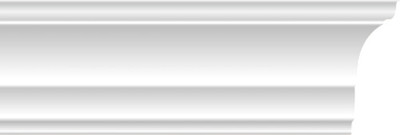 Плинтус потолочный SOLID С51/100 экструдированный пенополистирол (100x55x2000мм, белый)