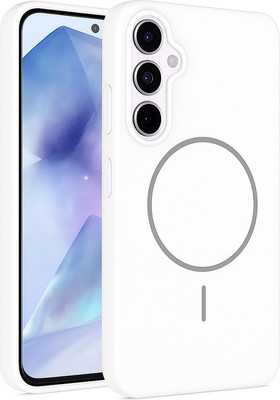 Чехол-накладка Bingo Silicone Magnetic для Samsung S25+ (белый)