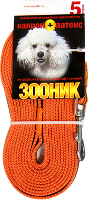 Поводок ZOONIK Капроновый / 11444-2 (оранжевый)