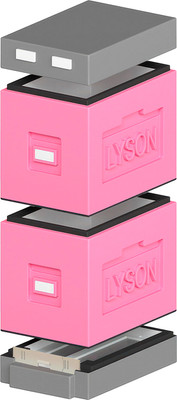 Улей Lyson Дадан На 6 Рамок / WDD109 (розовый/серый)