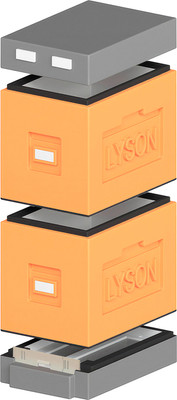 Улей Lyson Дадан На 6 Рамок / WDD111 (оранежевый/серый)