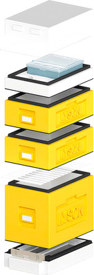 Улей Lyson Дадан На 6 Рамок / WDD58YW (желтый/неокрашенный)