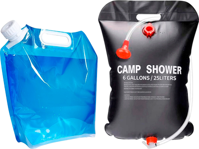 Походный душ Sundays TBD0604354002 со складной канистрой TBD056714001B (25л/10л)