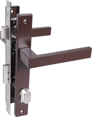 Замок врезной Стандарт 8520.02.8017 ключ-вертушка (коричневый)