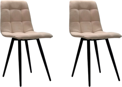Набор стульев Аленушка Мебель Агат (2шт, бежевый софт)