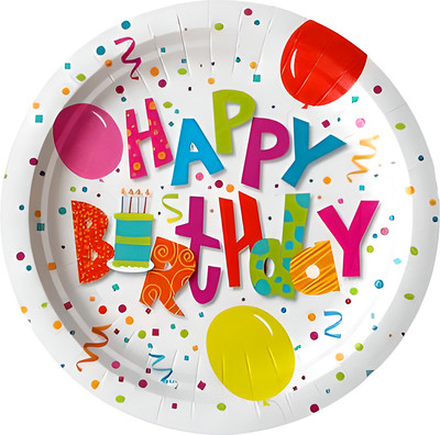 Набор одноразовых тарелок Лекс Вечеринка 18см (6шт)