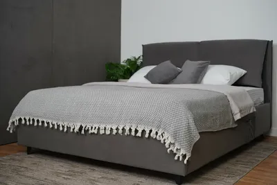 Двуспальная кровать ДСВ Венеция 1.8 (графит софт)