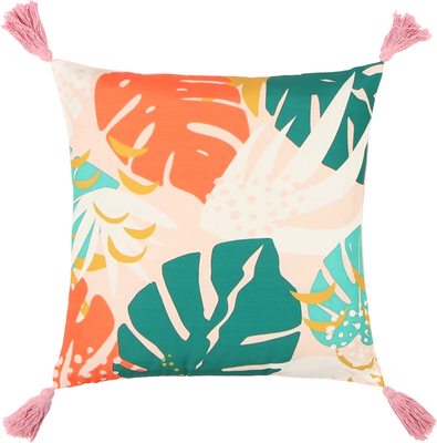 Наволочка декоративная Этель Tropics с кисточками / 9799990