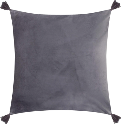 Наволочка декоративная Этель С кисточками / 6906469 (серый)