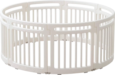 Игровой манеж UNIX Kids Classic Round 150см / PPROUND150WE (белый)