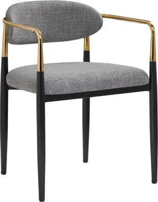 Стул Woodville Lord (gray/black/gold)