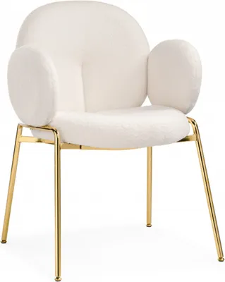 Стул Woodville Kalipso (white/gold)
