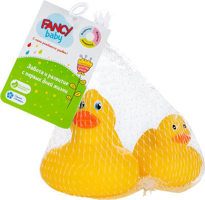 Набор игрушек для ванной Fancy Уточка с утёнком / UTK02