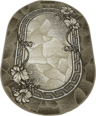 Коврик Белка Лайла де Люкс 15805 10822 Овал (1.8х1.8)